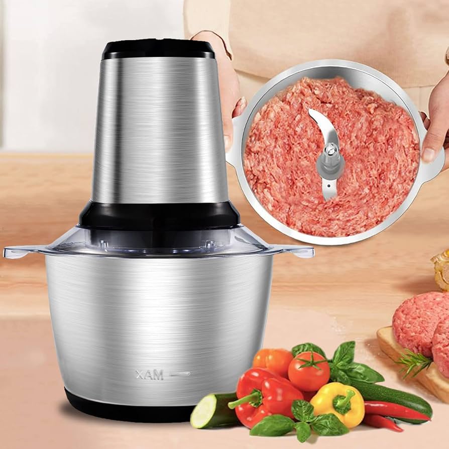 🥩🍅🔪 PICADORA / PROCESADORA DE ALIMENTOS 2L PRO – ACERO INOXIDABLE ⚡🥇